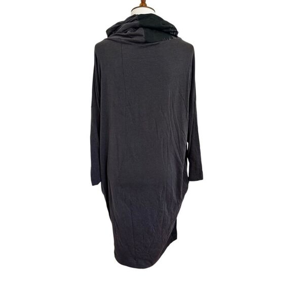 Ozai N Ku Two Tone Brush Stroke Dress Dawn Gray Size Large - Picture 2 of 6